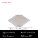 Italian Stainless Steel Pendant Lights Modern Hanging Chandeliers for Living Room Kitchen - Ljojo