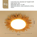 Ljojo Plated Acrylic Sun Disk LED Ceiling Lights for Living Room - Modern Bauhaus Chandelier
