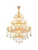 European Jade Lamp Crystal Pendant Lights French LED for Luxury Grand Hotel Staircase by Ljojo