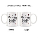 Ljojo Lobster Mug Set | Friends Gift | Novelty Ceramic Tea Coffee Cup