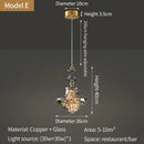 Ljojo Luxury Crystal Glass Chandelier for Dining, Bedroom, Living Room