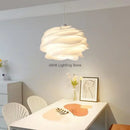 Danish Designer White Rose Pendant Lighting for Kitchen Island by Ljojo