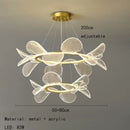 LED Flower Chandelier Luxury Pendant Lamp for Living Room Dining Kitchen Decor by Ljojo