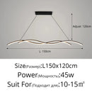 LED Pendant Lights Minimalist Hanging Light for Living Room Dining Bedroom by Ljojo
