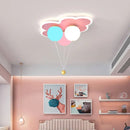 Children's Room Lamp Creative Cartoon Cloud Balloon for Boys and Girls by Ljojo
