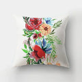 Deer Animal & Natural Leaves Cushion Cover by Ljojo - Home Decoration