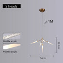 Nordic Modern Firefly Ceiling Chandelier Pendant Lamp for Home Baby Bedroom Living Room - Ljojo