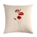 Ljojo Linen Pillowcase: Soft Printed Cover for Sofa, Car, or Home Décor