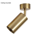 GU10 LED Track Light Rail Modern Gold Ceiling Fixture for Clothing Shop by Ljojo