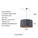 Nordic Felt Led Pendant Lights Chandeliers by Ljojo for Living Dining Room and Bedroom Decor
