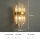 Ljojo LED Crystal Wall Lamps: Luxury Gold Wall Sconces for Home Art Decor & Bedside Lighting