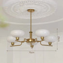 LED Chandelier - French Retro Branch Pendant Light for Bedroom, Nordic Style Luxe Fixture by Ljojo
