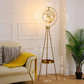 Ljojo Luxury Moon LED Floor Lamp - Nordic Minimalist Creative Art Desk Lamp
