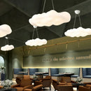 Ljojo Modern Acrylic Cloud Shape Chandelier for Living Room Bedroom Decor