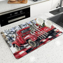 Absorbent Draining Mat by Ljojo: Antiskid Kitchen & Bathroom Quick Dry Pad