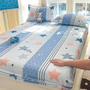 Ljojo 100% Cotton Mattress Protector Cover - Single Piece, Non-slip, Dustproof