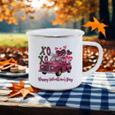 Ljojo Love Enamel Mug Set - Romantic Couples Coffee Cups
