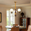 Modern Glass Ball LED Chandelier | Living Dining Room Kitchen Pendant Lights by Ljojo