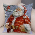 Christmas Santa Claus Pillowcase - Ljojo Christmas Day Party Sofa Decoration Gift