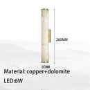 Ljojo Marble LED Wall Lights Copper Sconces Luxury Bedroom Lamp