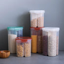 Ljojo 3L Transparent Rice Bucket Storage Container Kitchen Organizer