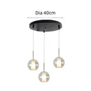 Ljojo Luxury Bubble Glass Pendant Lights for Restaurant, Staircases, & Bedside Chandeliers