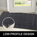 Ljojo Low Profile Entry Door Mat for Home Decor and Non-slip Protection