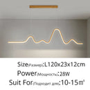 Ljojo LED Strip Pendant Light for Home Interior Decor