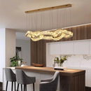 Ljojo Luxury Crystal Chandelier Pendant Light for Dining Room and Living Room