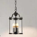 Nordic LED Birdcage Pendant Light Copper Cylinder Chandelier for Living Room by Ljojo