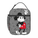 Ljojo Mickey Mouse Insulated Lunch Bag - Cute & Portable Thermal Cooler Box