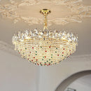 French Crystal Chandelier for Modern Living Room by Ljojo - High-End Creamy Style Lighting