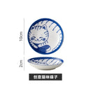 Ljojo Lucky Cat Ceramic Dessert Sauce Dish - Creative Cartoon Design