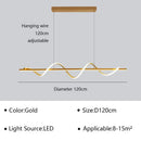 LED Pendant Lamp Modern Chandelier Indoor Home Decor Lighting Fixture by Ljojo