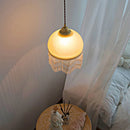 French Retro Glass Jellyfish Tassel Chandelier for Bedroom Decoration - Ljojo