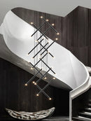 Ljojo LED Staircase Pendant Chandelier - Modern Nordic Design