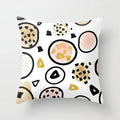 Ljojo Mid Century Geometry Abstract Pillow Case for Home Sofa Decor