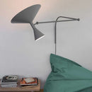 Ljojo Marseille Wall Lamp: Rotatable Industrial Sconce for Living Room & Bedroom