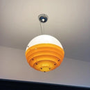Bauhaus Sunset Orange LED Pendant Lamp for Home Decor by Ljojo