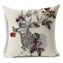 Ljojo Linen Cushion Cover 45x45cm - Stylish Decor for Sofa and Bed