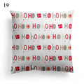 Ljojo Merry Christmas Santa Square Cushion Cover for Sofa and Home