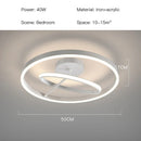 Ljojo Minimalist LED Ceiling Lamp for Bedroom & Living Room in Black, White, or Gold