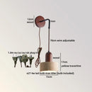 Ljojo Luxury Travertine Stone LED Wall Light Fixture for Indoor Bedroom