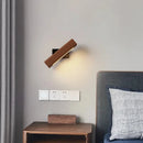 LED Solid wood wall lamp Modern bedroom bedside living room lighting by Ljojo