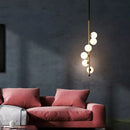 Nordic Glass Ball Pendant Lamp Minimalist Chandelier by Ljojo