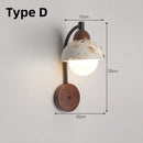 Japanese Yellow Cave Stone LED Wall Lamps Art Hanging Lights for Home Decoration by Ljojo