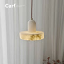French Natural Marble Pendant Light for Hotel Bar Counter Entryway Bedroom Atmosphere - Ljojo