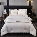 Ljojo 2025 Hand-Drawn Cocoon Silk Winter Quilt with Jacquard Cotton Fabric