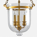 Modern Luxury LED Pendant Lights Polished Copper Chain Hanging Glass Jar Chandelier by Ljojo