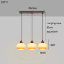 Ljojo Medieval Style Bedroom Chandelier Retro Pendant Lighting